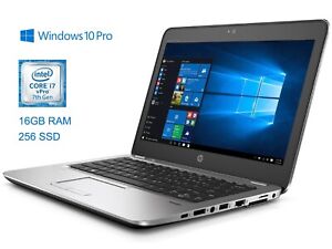 OPEN BOX HP UltraSlim Laptop 12" Core i7 2.8GHz 16GB 256GB SSD Wi-Fi Win10 Pro.