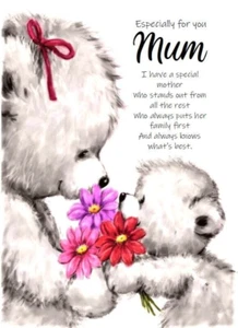 Karte "Besonders für dich Mama" A5 Mama Geburtstag Liebe Andenken besonderer Tag - Bild 1 von 4
