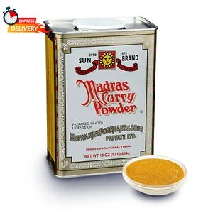 Sun Brand Madras Curry in Polvere, 1 Libbra (Confezione da 1) - Foto 1 di 12