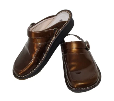 Zapatos zueco Alegria para mujer talla 7 - 7,5 EE. UU. / 37 UE Sevilla charol bronce Foto 1 de 4