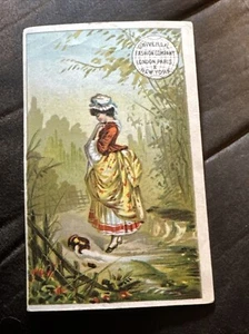 A. V. Wiswell Trade Card-Watches/Clocks- Hyde Park, VT. X67 - Picture 1 of 4