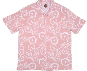 NEW COMMON PEOPLE SHORT SLEEVE BUTTON UP VACATION HAWAIIAN SHIRT FLORAL MENS XL - Picture 1 of 9