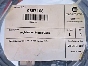 Markem-imaje 0687168 Registration Pigtail Cable - Picture 1 of 8