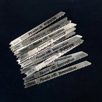 20 Piranha X25502 'U' Shank Jigsaw Blades. Clean Flexi Cut Wood <60mm (Polished) - Image 1 of 3