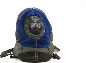 Ingeniuso Outdoor Haustier Träger Rucksack für kleine Hunde Katzen Welpen blau Medium - Bild 1 von 5