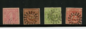 KMC4076-Germany-Bavaria #4-7 (G874) Comp circle issues, used, FVF, CV$185.00 - Picture 1 of 2