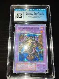 TB-34 Tausend Augen einschränken ultra selten parallel Yugioh japanisch CGC 8,5 - Bild 1 von 2