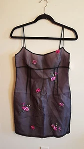 Laundry By Shelli Segal Sheer Floral Overlay Rare Exotic Dress...8P...NWT $215 - Picture 1 of 3