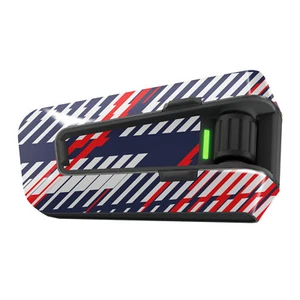 For Cardo Packtalk Edge Device Protection Decal Sticker 1pc Red Full Stripe - Bild 1 von 4