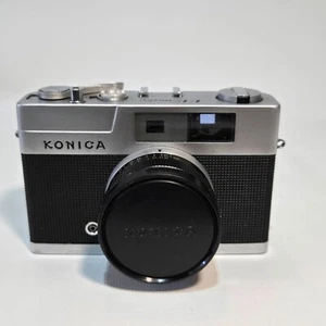 Cámara fotográfica Konica EE Matic telémetro 35 mm, Japón, NO FUNCIONA, ESTUCHE - Imagen 1 de 10