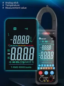 Digital Clamp Meter Color Large Screen Full Function AC Voltage Smart Multimeter - Picture 1 of 11