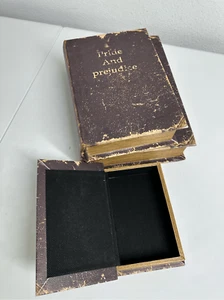 Lot of 3 Rare Vintage Antique Style Faux Safe Secret Book Pride and Prejudice - Picture 1 of 13