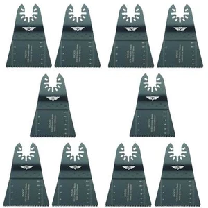 10 x Toptools 65 mm grobe Klingen für Dewalt Stanley schwarz und Decker Multitool - Bild 1 von 5