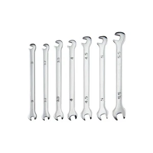 Mini Doppel Maulschlüssel Set 7-teilig 3,0 - 5,5mm. Qualität Gabelschlüssel Satz - Bild 1 von 1