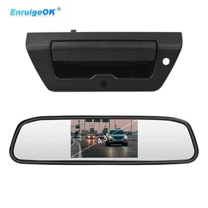 Tailgate Handle Rear View Backup Camera for Ford F150 2015-2018 & 4.3'' Monitor - Picture 1 of 18