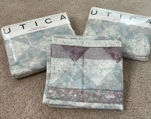 New Utica 1996 California King/King Atlantis Aqua Sheet Set & Pillowcases - Picture 1 of 9