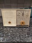 Vintage Philco Radio Clock L792-124 Mid Century MCM Art Deco Tested Needs Repair