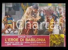 1963 THE HERO OF BABILONIA Gordon SCOTT Geneviève GRAD Moira ORFEI *Lobby card