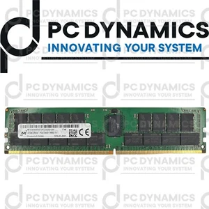 Micron 32 GB RDIMM DDR4 2400 MHz ECC REG MTA36ASF4G72PZ-2G3 RAM PC4-2400T-R - Imagen 1 de 3