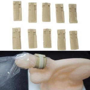 Fijador de catéter externo masculino 10 piezas abrazadera de pene para incontinencia urinaria para paciente - Imagen 1 de 10