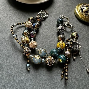 Handykette Strass Handyanhänger Schmuck Kette Band Universal Anhänger für Handy - Picture 1 of 18