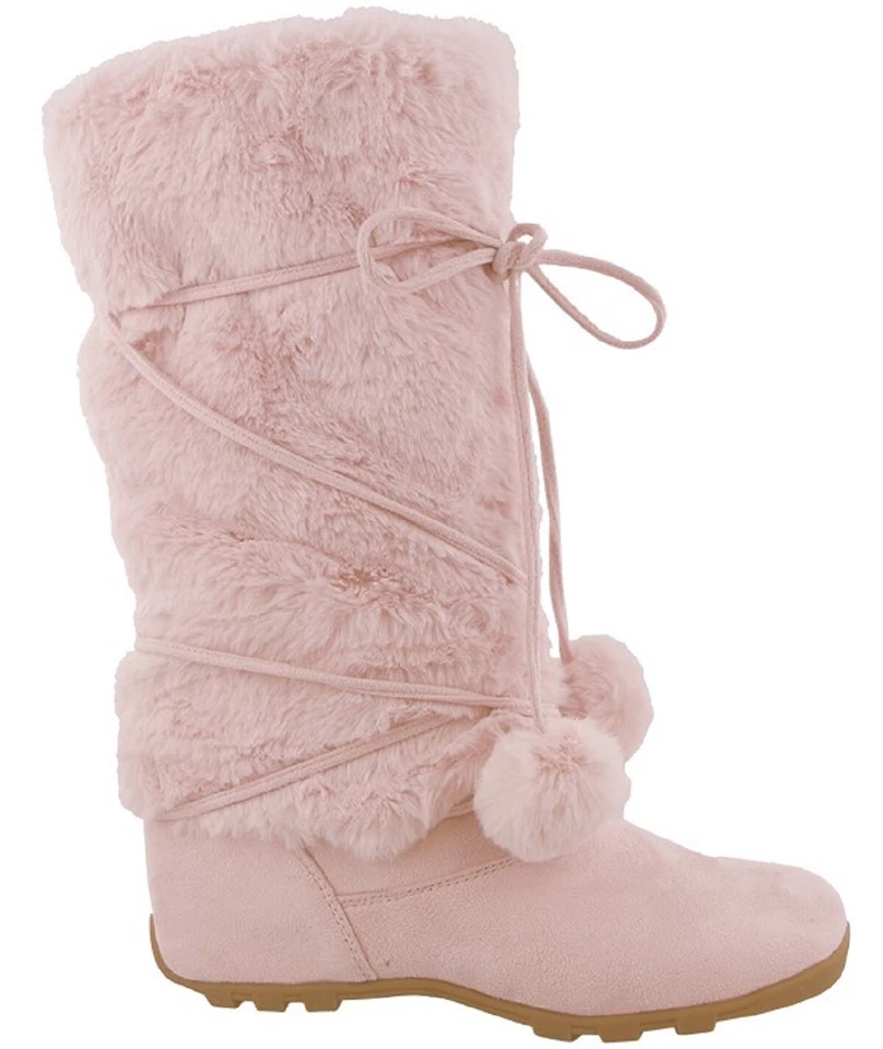 Talia-Hi Women Mukluk Faux Fur Boots Booties Mid Calf Winter Snow Warm Trendy - Image 1 of 1