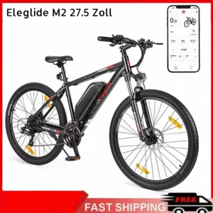 Eleglide 27,5" bicicleta eléctrica/eléctrica 25 km/h 24 velocidades bicicleta de montaña bicicleta eléctrica de ciudad - Imagen 1 de 21
