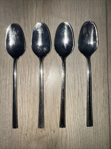 4 PCs Oneida SAVORY Stainless 18/10 Teaspoons Silverware Flatware - Picture 1 of 3
