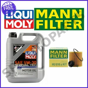 Oil Change Kit w/LIQUIMOLY 5W-30 Special Tec+MANN HU816z KIT Filter for BMW 328i - Picture 1 of 1
