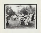 Photo Of Outdoor High Society Tea From Negative On Photo Paper