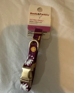 New Boots and Barkley Dog Collar, Extra-small Up To 10 lbs floral pattern  - Picture 1 of 3