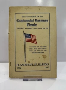 Seltenes Souvenirbuch Centennial Farmers Picknick von 1942 - Bild 1 von 7