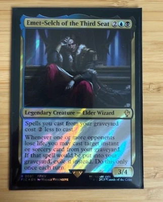 MTG: Emet-Selch of the Third Seat (Surge Foil) Commander: Final Fantasy Foil NM - Image 1 of 2
