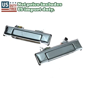 1979-87 TOYOTA COROLLA KE70 KE72 KE75 TE71 TE72 FITS CHROME DOOR HANDLE PAIR SET - Picture 1 of 6