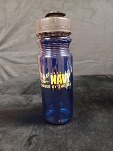 America’s Navy Blue Plastic Water Bottle Forged By The Sea (CT) - Picture 1 of 4
