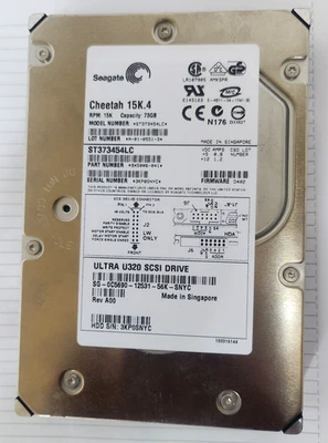 DELL C5690 ST373455LC 73GB 80-Pin 15K U320 SCSI 3.5" Hard Disk Drive - Image 1 of 3