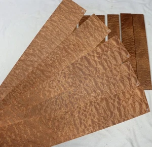 Heavy figure Quilted Sapele guitar fingerboard blank fretboard 2.75x19.4" SF26 - Picture 1 of 4