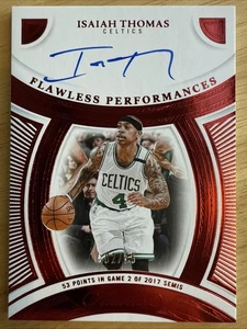 2024/25 Panini Perfetto Isaiah Thomas Rubino Prestazioni Perfette Auto 2/15  - Foto 1 di 2