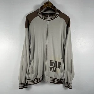De Colección Planet Earth Skateboards Sudadera Para Hombres Grande Marrón Cremallera Algodón Y2K Patinador - Imagen 1 de 13