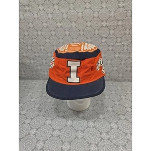 Cappello Berretto Vintage Fighting Illini Università dell'Illinois Capo Baseball - Foto 1 di 8