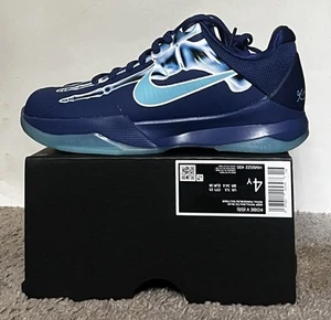 Size 4Y/5.5W- Nike Kobe V 5 GS 'X-Ray' Skeleton Deep Royal Baltic HM9522-400 - Picture 1 of 5