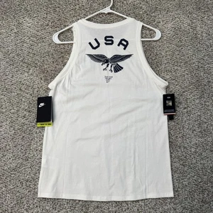 Nike Team USA Shirt Herren Small Weiß Tokyo Japan Olympia Tank Top CN4485-100 Neu - Bild 1 von 16