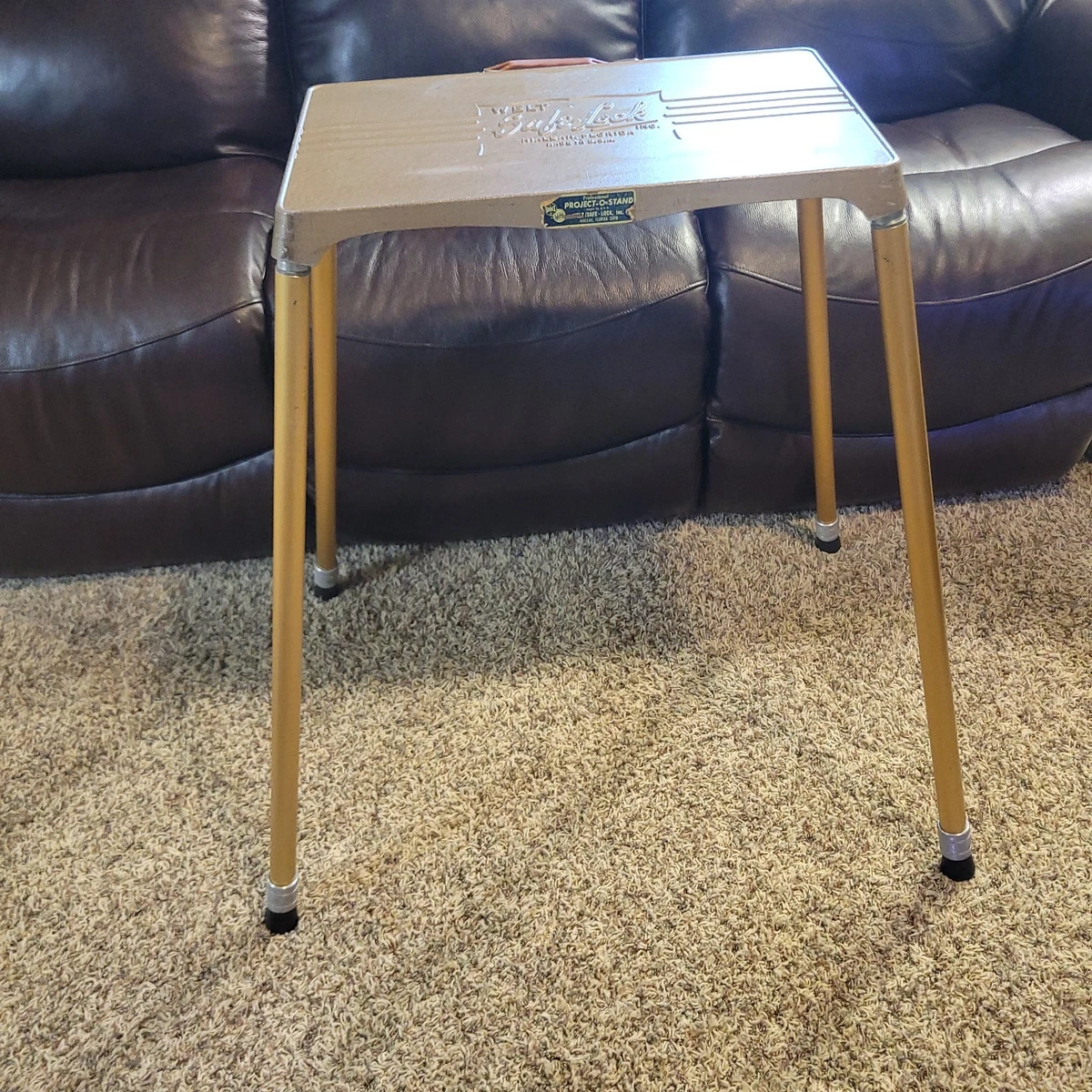 アメリカンヴィンテージテーブル SAFE-LOCK社 プロジェクトオースタンド Vintage Welt Safe-Lock Metal Professional Project-O-Stand