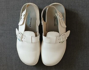 abeba arbeitsschuhe Clog In 41, Weiß Classic, Obermat. Leder - Bild 1 von 9