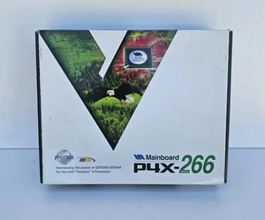 VIA P4X-266 Mainboard Pentium 4 AGP 4X unterstützt PC 1600/2100 Arbeitsspeicher DDR266 SDRAM - Bild 1 von 4