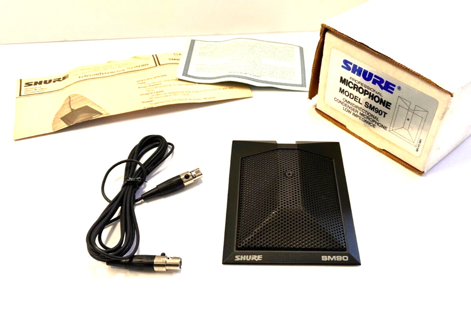 Shure Professional Microphone SM90T, Omnidirectional Condenser Mirophone (NEW) - Image 1 of 4