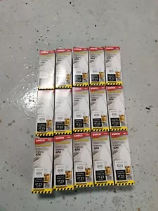 15 Light Bulbs SATCO S7010, 120-130v, 60w, Dimmable Shatterproof Clear Torpedo - Picture 1 of 2