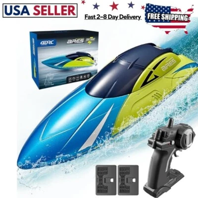 RC Racing Boat 4DRC S4 2.4GHz with 2 Batteries Fast Remote Boat Kids Adults Fun - Image 1 of 4