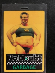 NO DOUBT Backstage Pass Laminate "W / GARBAGE" - Picture 1 of 2