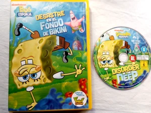 DVD BOB ESPONJA -DESASTRE EN EL FONDO DE BIKINI-8 EPISODIOS - USADO-MICKELODEON - Imagen 1 de 5